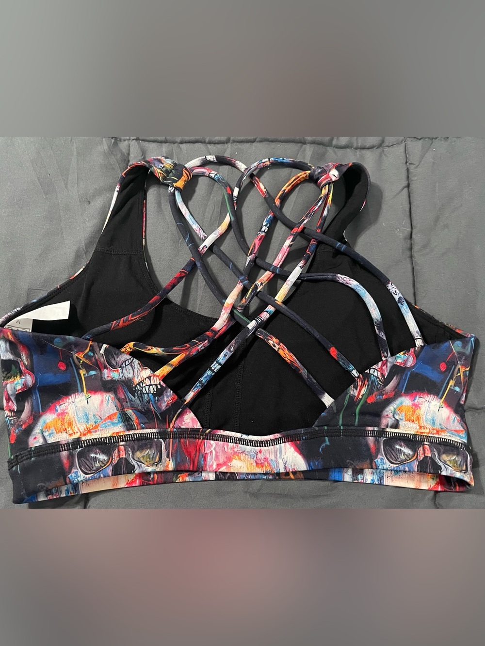 CVG Death By Art Sports Bra Medium - Picture 2 of 3